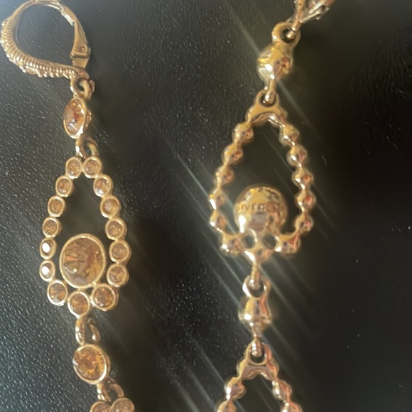 Vintage GIVENCHY Crystal Earrings - Picture 2 of 3